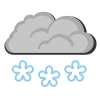 Snow, Fresh breeze, East-southeast